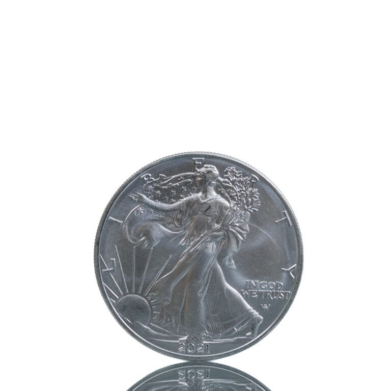 2021 American Silver Eagle coin obverse