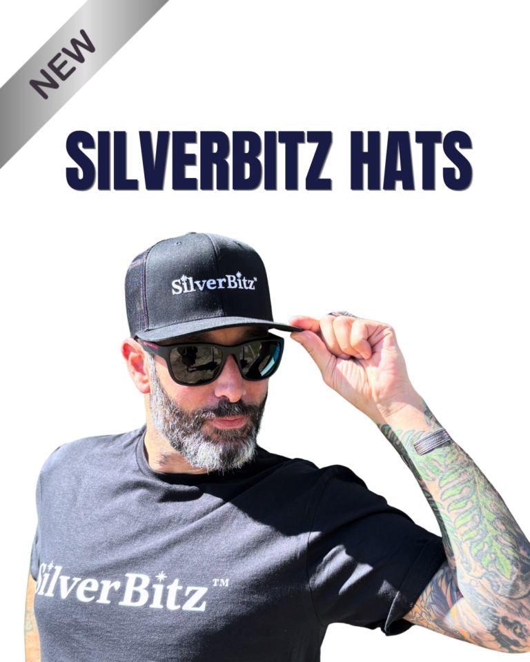 silverbitz trucker hat classic silver dave black hat